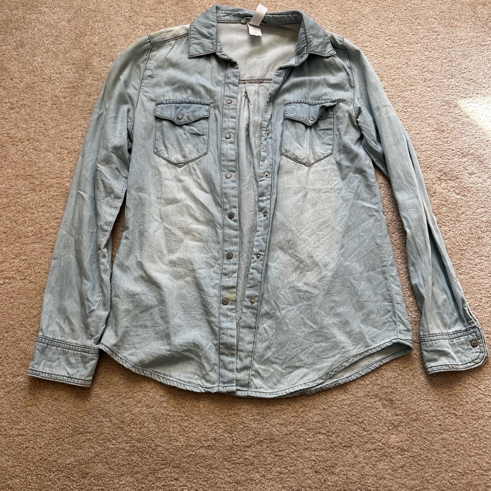 Light Blue Denim Shirt
